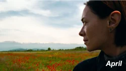 Ia Sukhitashvili appears in April by Dea Kulumbegashvili, an official selection of the 2025 Sundance Film Festival.