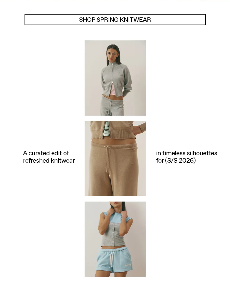 Shop Spring Knitwear: A curated edit of refreshed knitwear, in timeless silhouettes for SS26
