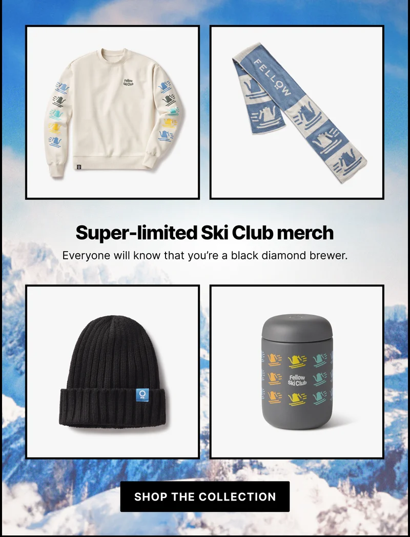 Super-limited ski club merch: shop the collection