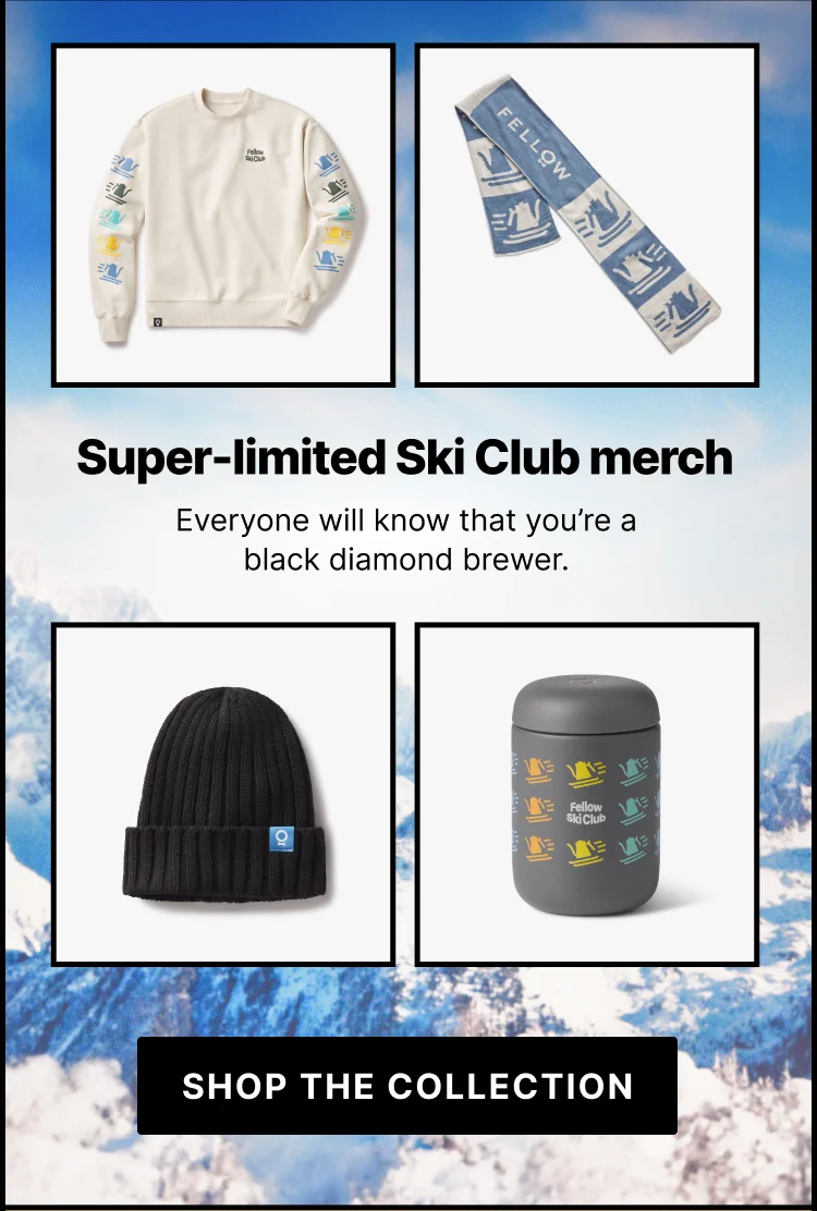 Super-limited ski club merch: shop the collection