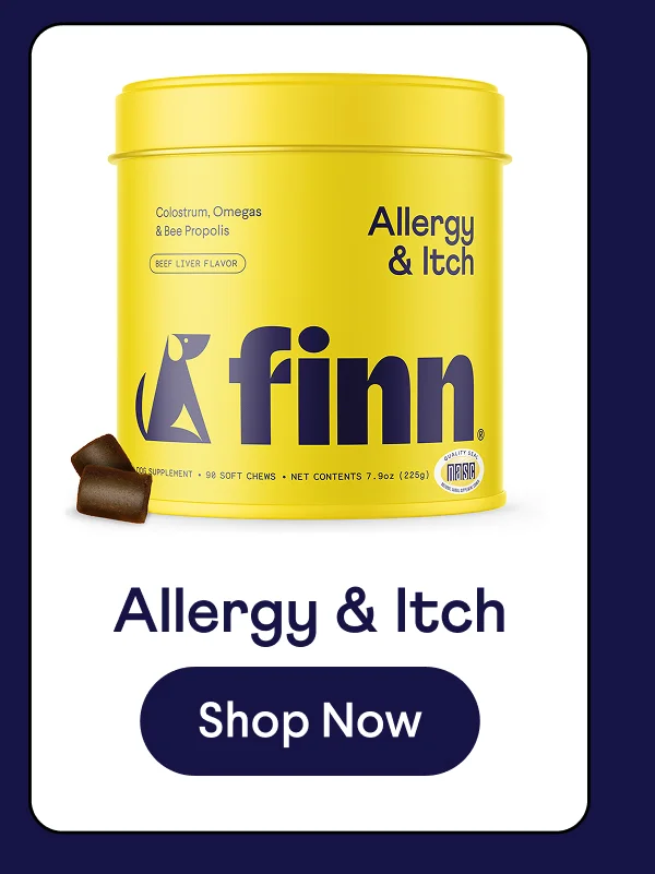 Finn Allergy & Itch soft chew supplement for dogs