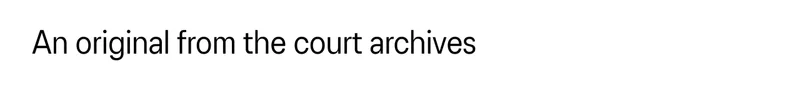 Court archives