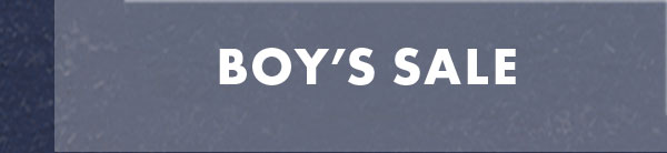 Boy’s Sale