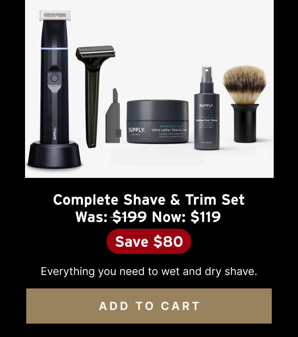 The Complete Shave and Trim Set [ ADD TO CART ]