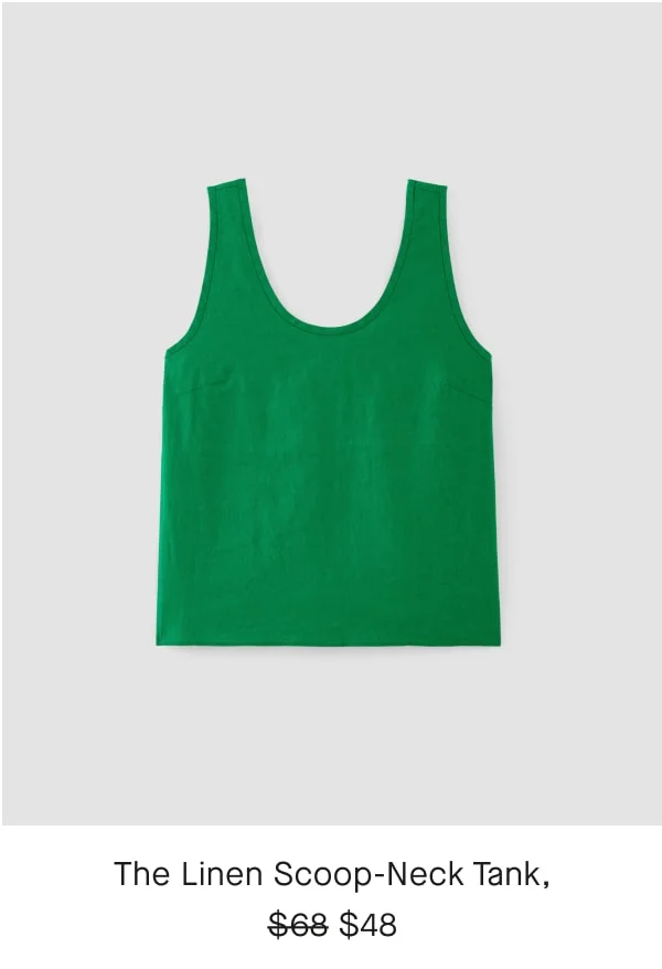 [IMAGE]The Linen Scoop-Neck Tank