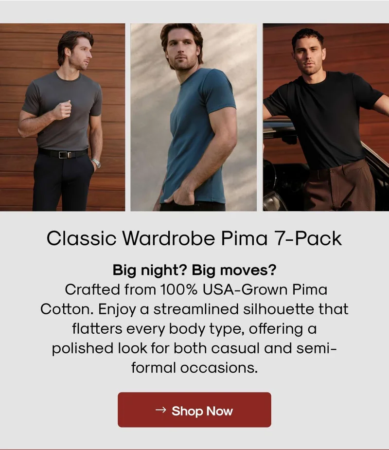 Classic Wardrobe Pima 7-Pack