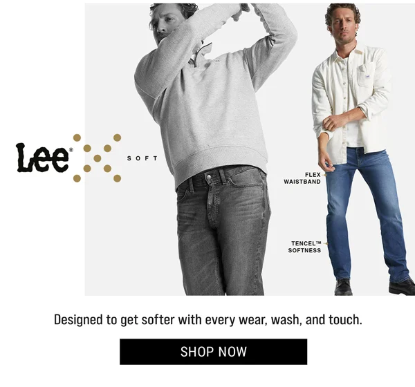 Designed to get softer with every wear, wash, and touch. Shop Now