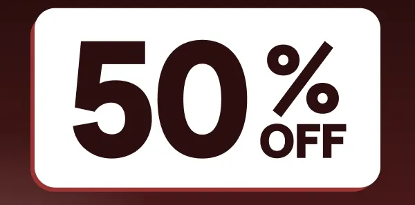 50% Off