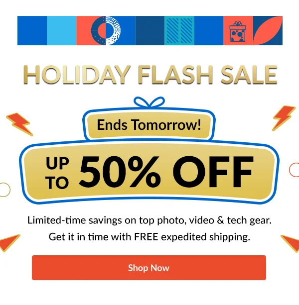 HOLIDAY FLASH SALE | Ends Tomorrow! | Shop Now