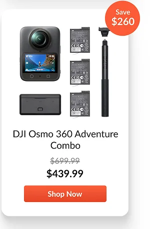 DJI Osmo 360 Adventure Combo