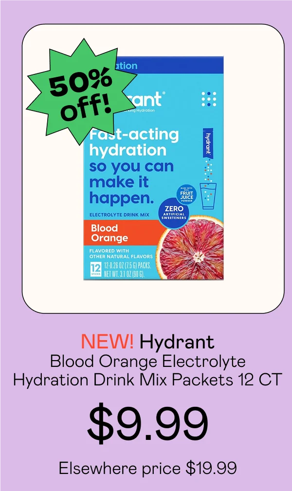 Blood Orange Electrolyte Hydration Drink Mix Packets (12 CT)