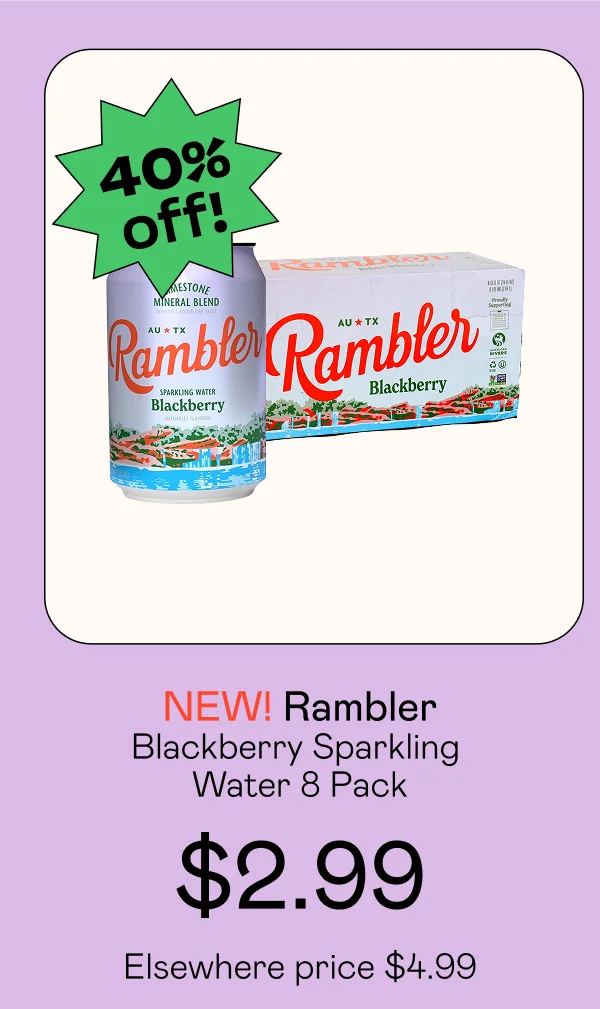 Blackberry Sparkling Water (8 Pack)