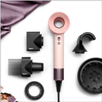 Dyson Supersonic™ hair dryer in Ceramic pink and rose gold