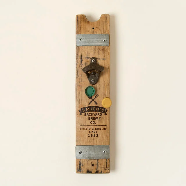 Personalized Backyard Brews Bottle Opener