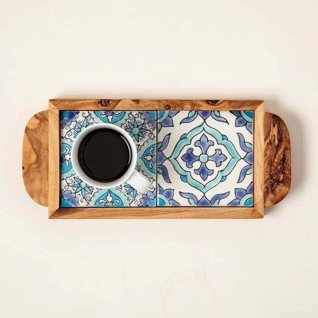 Tunisian Tiled Snack Tray