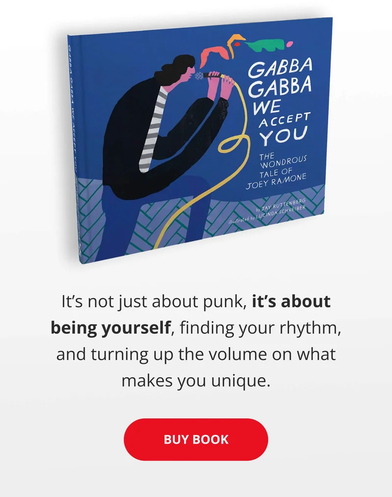 find your beat with Joey Ramone! - get the book