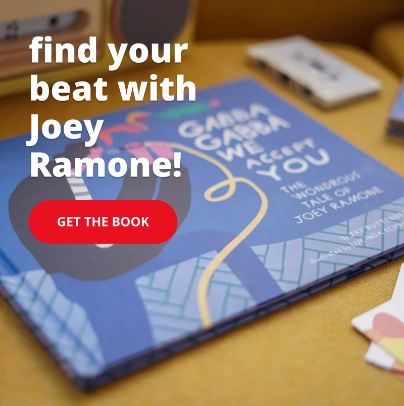 find your beat with Joey Ramone! - get the book