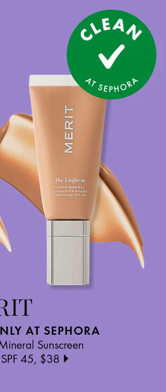 MERIT The Uniform™ Tinted Mineral Sunscreen Broad Spectrum SPF 45