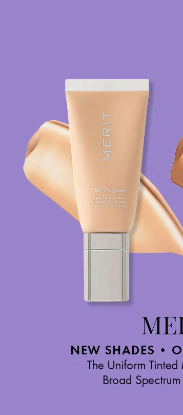 MERIT The Uniform™ Tinted Mineral Sunscreen Broad Spectrum SPF 45