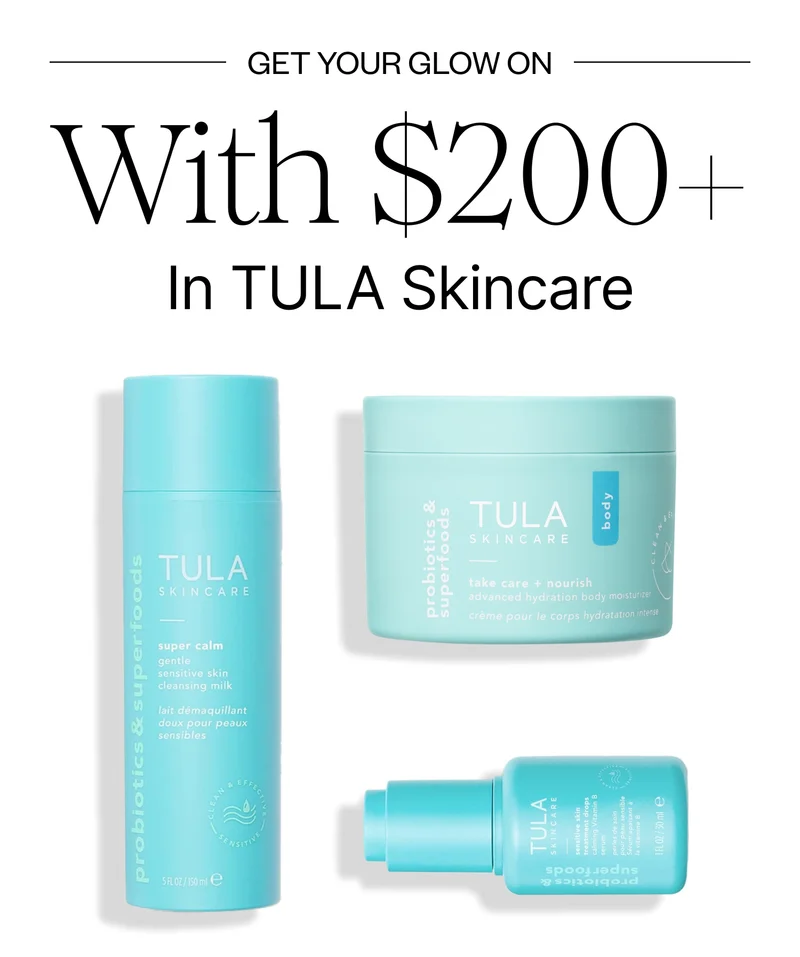 GET YOUR GLOW ON With $200+ In TULA Skincare