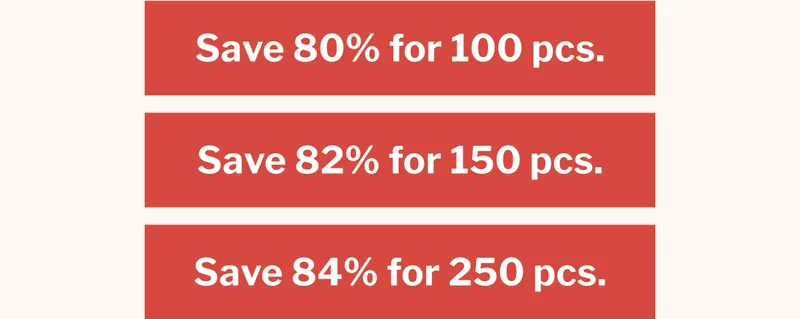 Buy more. Save more.