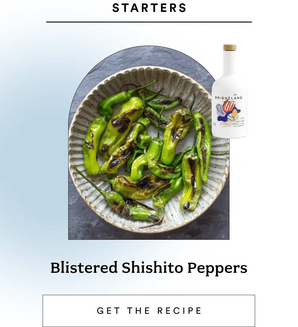 Blistered Shishito Peppers [ Get the Recipe ]