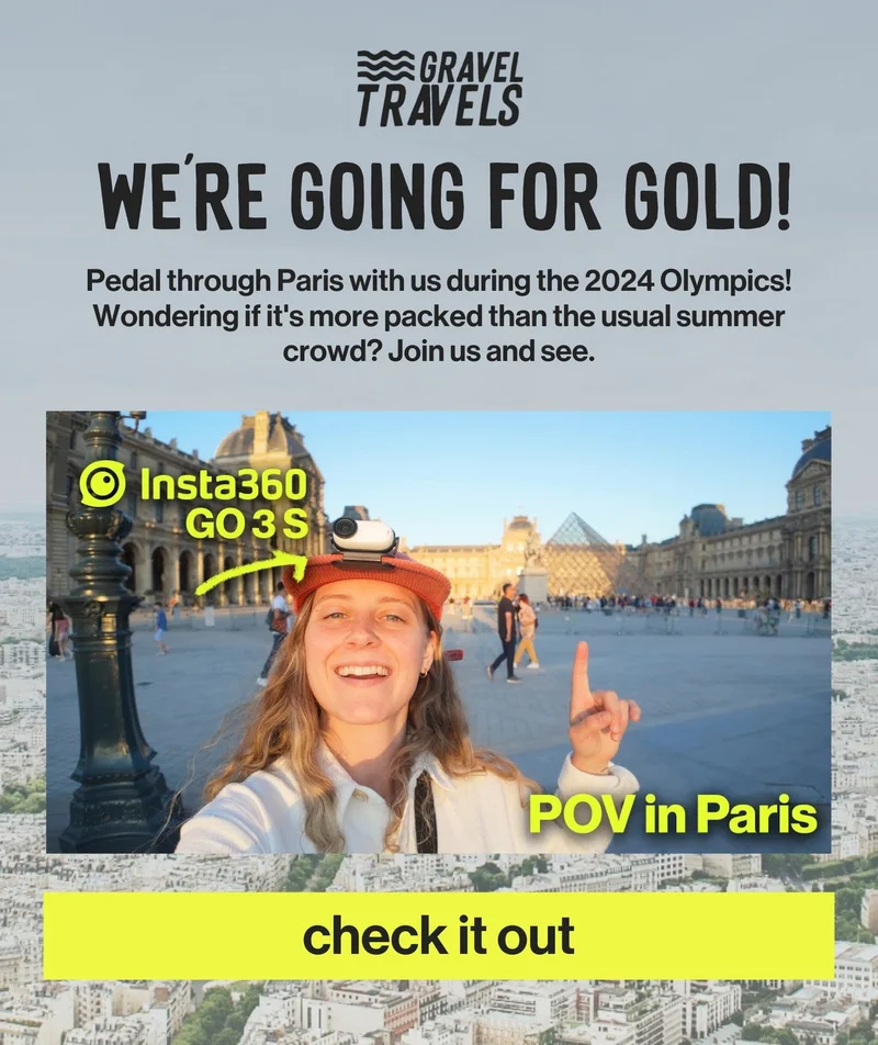 Pedal through Paris with us during the 2024 Olympics! Wondering if it's more packed than the usual summer crowd? Join us and see.