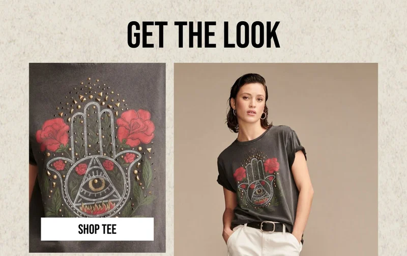GET THE LOOK | SHOP TEE