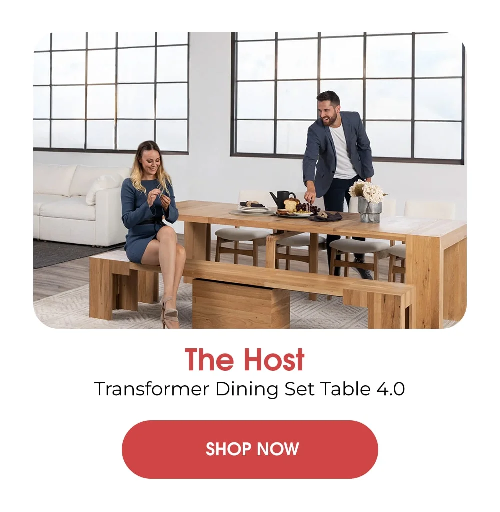 Perfect for hosting, Transformer Tables offer versatility and quality to elevate any space.