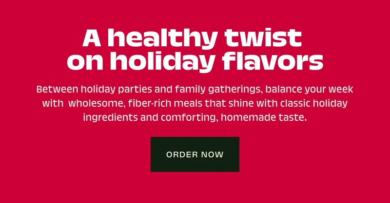 A healthy twist on holiday flavors