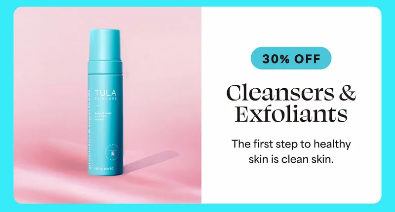Cleansers & Exfoliants — The first step to healthy skin is clean skin.