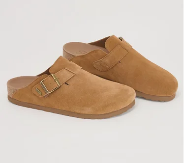 Skechers Arch Fit Granola Suede Clogs