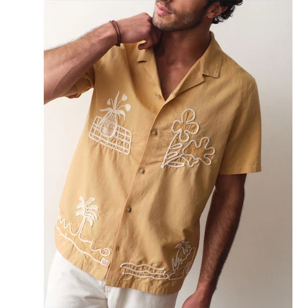 Sol Embroidered Resort Shirt