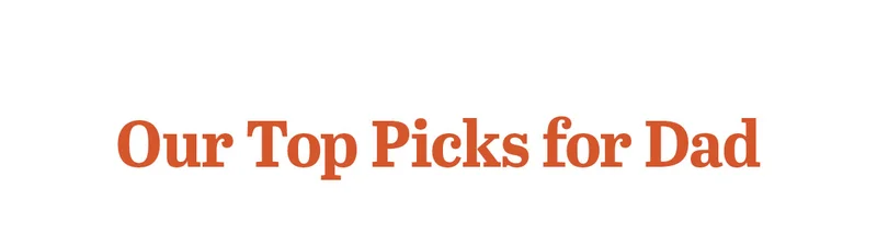 Our Top Picks for Dad