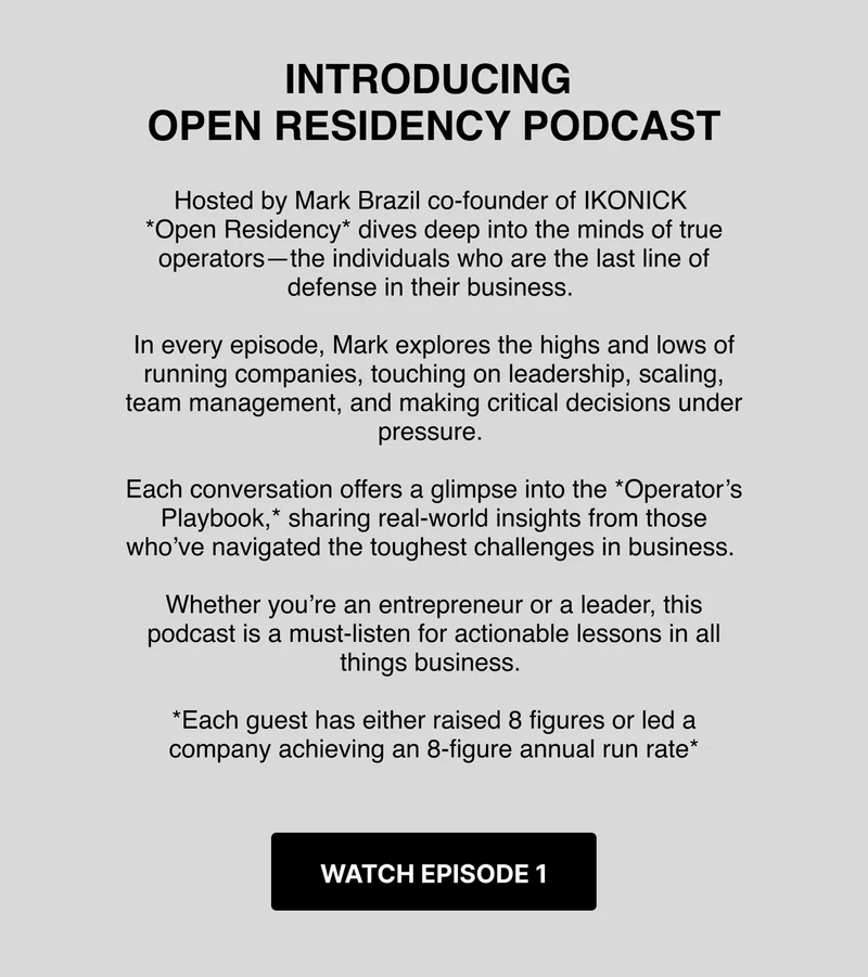 Open Residency
