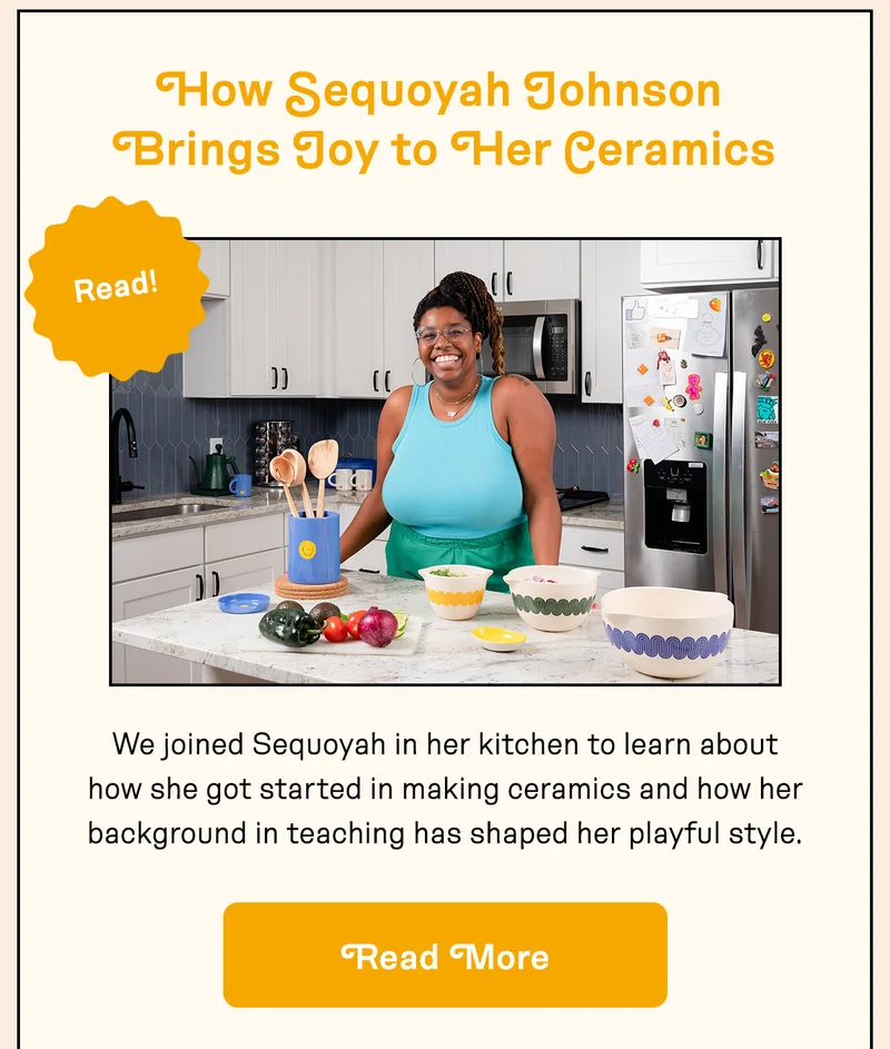 How Sequoyah Johnson Brings Joy to Her Ceramics