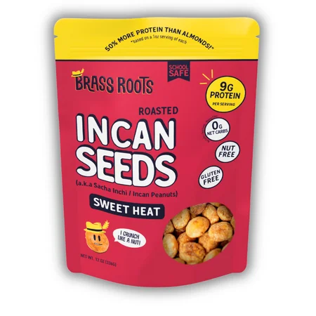 Sweet Heat - Roasted Sacha Inchi - Incan Seeds [12oz bag]
