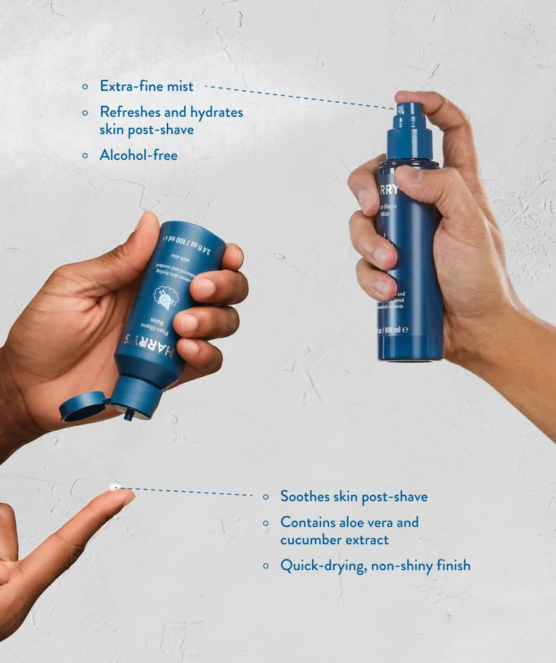 Post Shave Balm vs Post Shave Mist