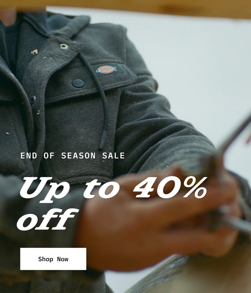 END OF SEASON SALE. Up to 40% Off. Shop Now.