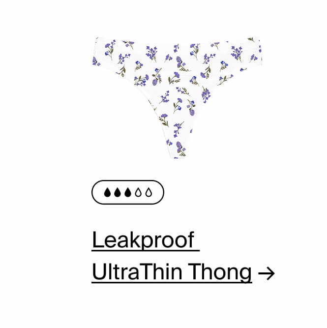 Leakproof UltraThin Thong ->