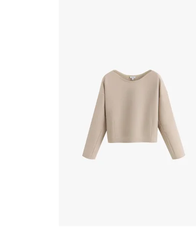 Fleece Cinched Top Stone