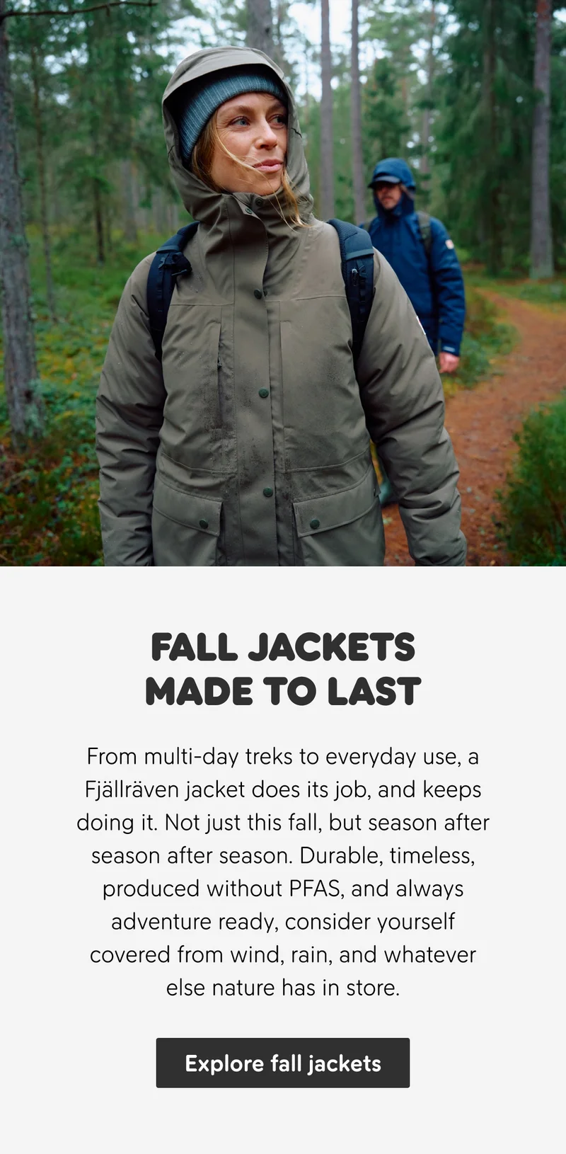 Jackets for the whole outdoor season