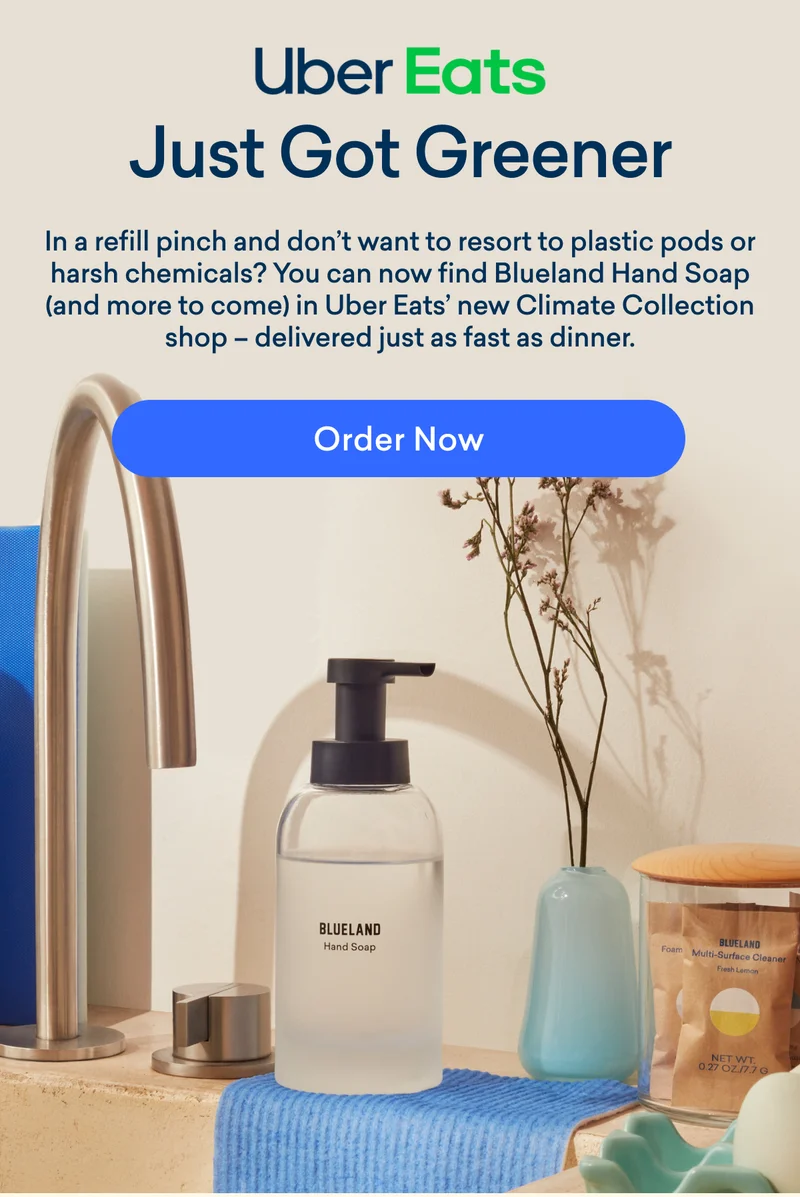 UberEats just got greener
