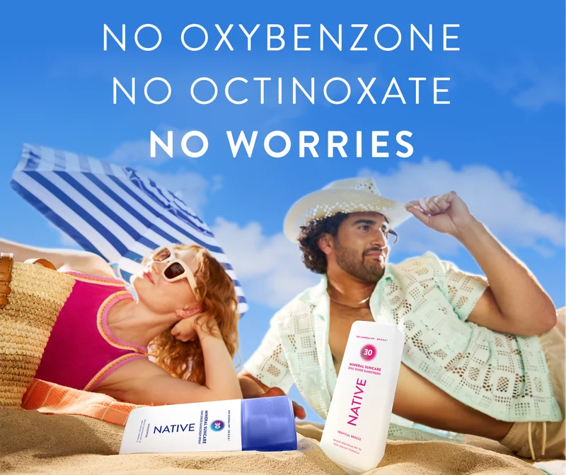 No oxybenzone. No octinoxate. No Worries