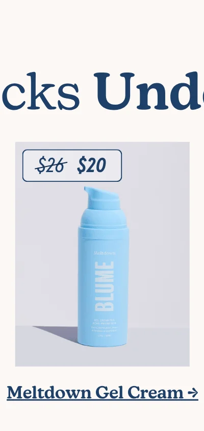 Meltdown Gel Cream →