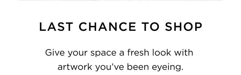 Last Chance to Shop