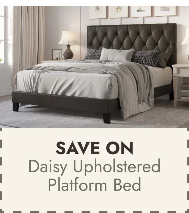 Daisy Upholstered Platform Bed