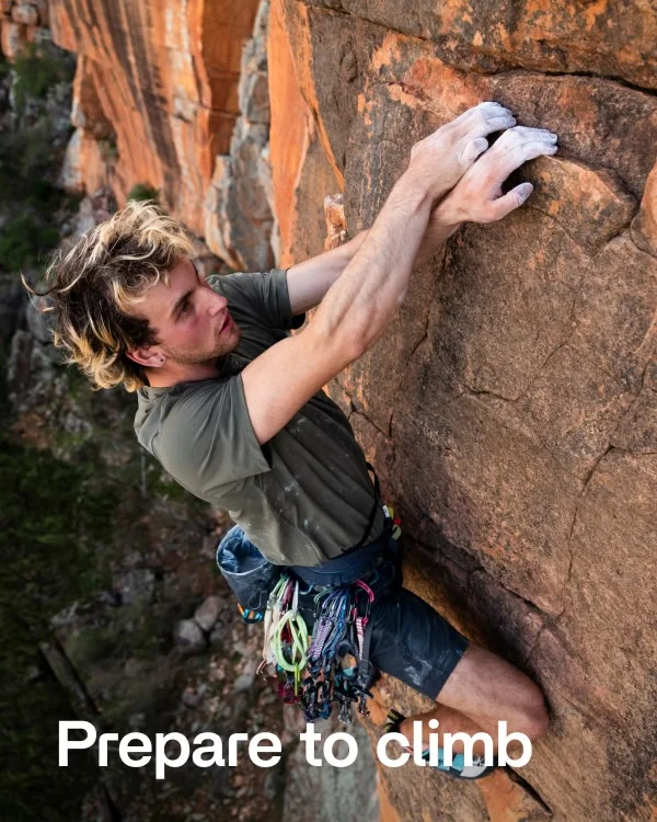 men climbing