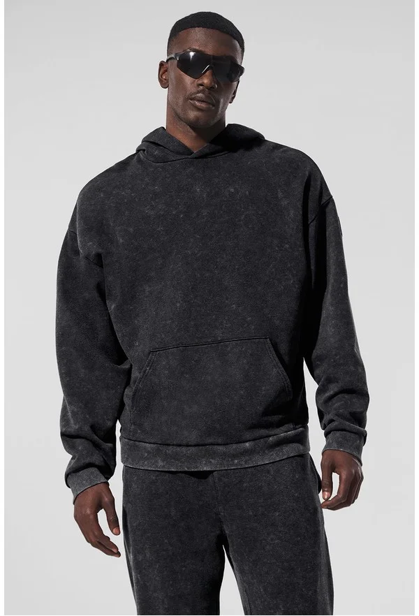 Chill Vintage Wash Hoodie - Black Wash - Black Wash / L