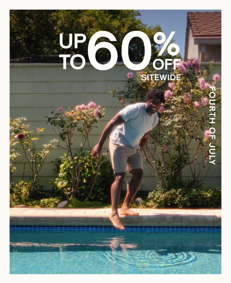 Sitewide up to 60% off now